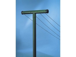 Sechoir Jardin Type  Classic  - Poteau T D60 mm  4 Trous Vert