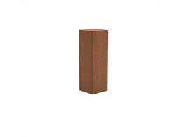 Socles 400 X 400 X 800 Mm Corten 2Mm