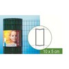 Pantanet Family - Grillage Soude - 25  m - H1520 mm - Plastifie Vert 6073 - Maille 100x50 mm - Fil 2.50