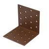 Duravis Equerre d  angle 40x40x40mm Brun Rouille