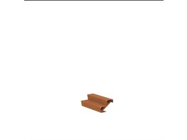 Escalier  Corten 3Mm 3000 X 480 X 340 Mm