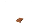 Escalier  Corten 3Mm 1000 X 720 X 510 Mm