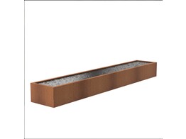 Etang De Corten 4000 X 1000 X 400 Mm Corten 3Mm