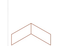 Bordures CorTen Droite Angle exterieur 200 x 300 x 300 mm ep. 2 mm