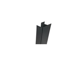 H-Fencepost HP Profil de coin 2200mm - RAL 9005 Noir