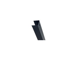 Profil en U pour coin 35x40x35 mm Lg 2200mm 5 trous - RAL 9005 Noir