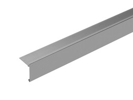 Profile de rive standard en aluminium NATUREL H80 x P64 mm   L250 cm a la piece