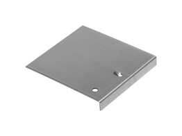 Jonction pour profiles de rive en alu L80 mm  aluminium ANTHRACITE