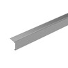 Profile de rive standard en aluminium NOIR RAL9005 H80 x P64 mm  L250 cm a la piece