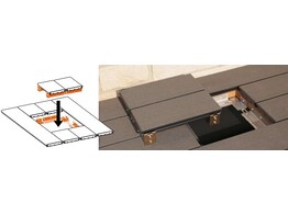 B-Fix Trappe de visite pour terrasse en bois