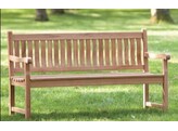 Banc en Teck Bretagne L120xH91 cm EN KIT