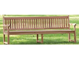 Banc en Teck Bretagne L210xH91 cm  3 pieds  EN KIT