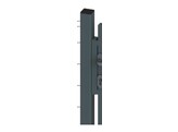 Egidia - poteaux portail pour portillons simples 1200 2000 ou 1500 2000 - anthracite ral 7016