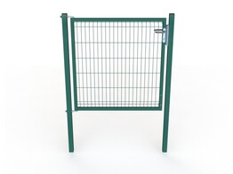 EGIDIA-3D-Portillon-1V-Ouverture a droite-1200X1200mm-vert-RAL6005