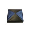 Capuchon deco Pyramide pour poteau 9x9cm  Noir