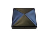 Capuchon deco Pyramide pour poteau 9x9cm  Noir