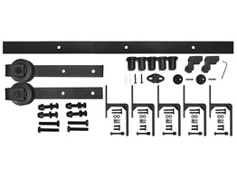 ferrure pour portail coulissant noir Rail  200 cm