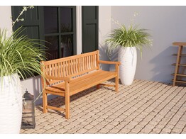 Banc en Teck Bretagne L150xH91 cm EN KIT