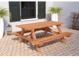 Table de pique-nique en bois dur Comfort  L180xl160xH75 EN KIT